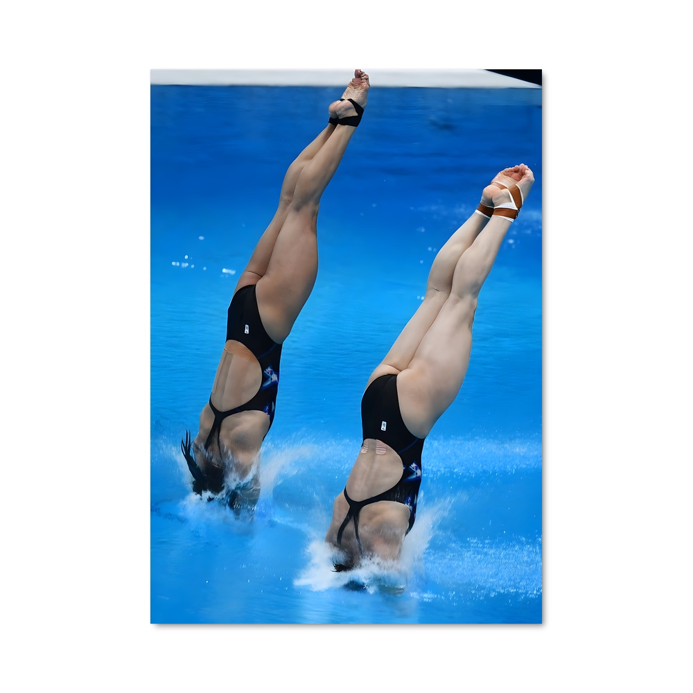 Poster Plongeon Synchronisé